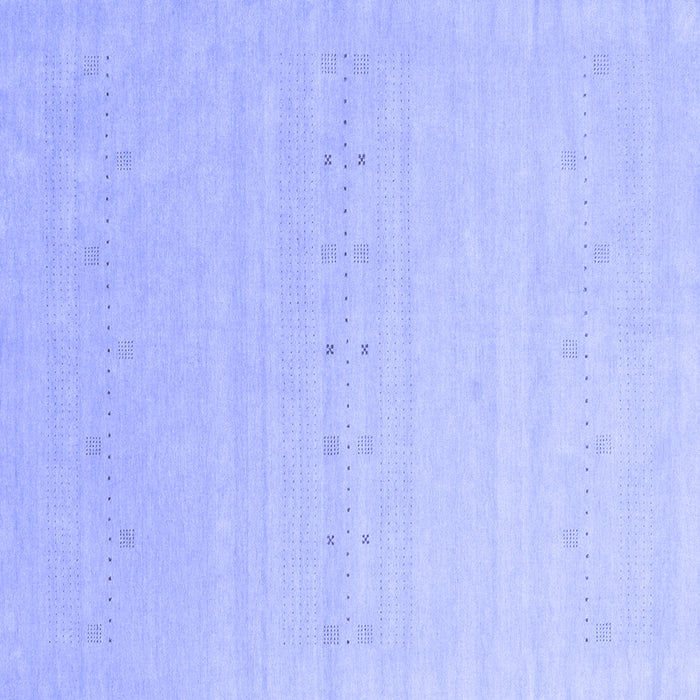 Square Solid Blue Modern Rug, con2500blu