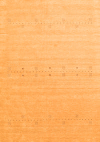 Solid Orange Modern Rug, con2500org