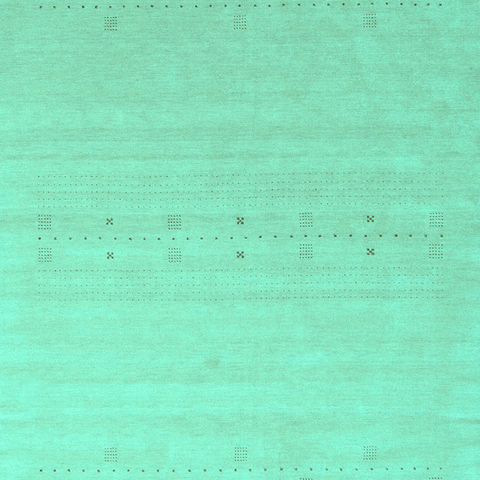 Machine Washable Solid Turquoise Modern Area Rugs, wshcon2500turq