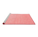 Modern Red Washable Rugs