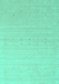 Solid Turquoise Modern Rug, con2500turq