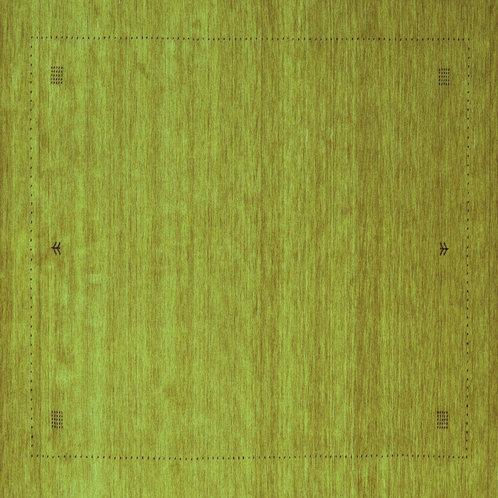 Square Abstract Turquoise Contemporary Rug, con2501turq