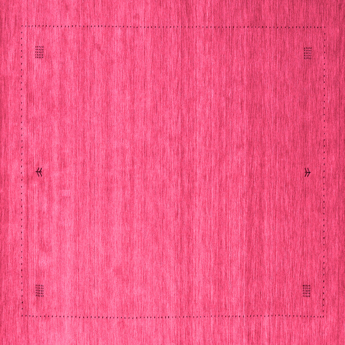 Square Abstract Pink Contemporary Rug, con2501pnk