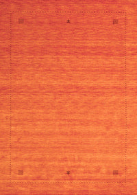 Abstract Orange Contemporary Rug, con2501org