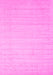Machine Washable Solid Pink Modern Rug, wshcon2502pnk