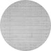 Machine Washable Solid Gray Modern Rug, wshcon2502gry