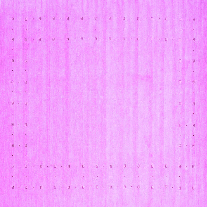Square Solid Purple Modern Rug, con2502pur