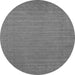 Square Abstract Gray Contemporary Rug, con2503gry