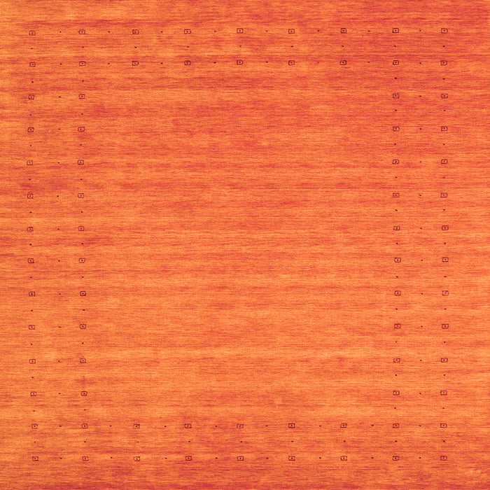 Serging Thickness of Abstract Orange Contemporary Rug, con2503org