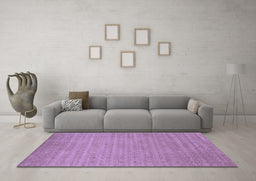 Machine Washable Abstract Blue Contemporary Rug in a Living Room, wshcon2503blu