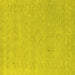 Square Abstract Yellow Contemporary Rug, con2504yw