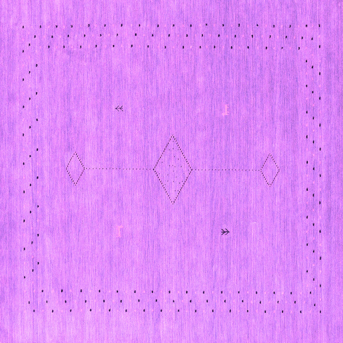 Square Abstract Pink Contemporary Rug, con2504pnk