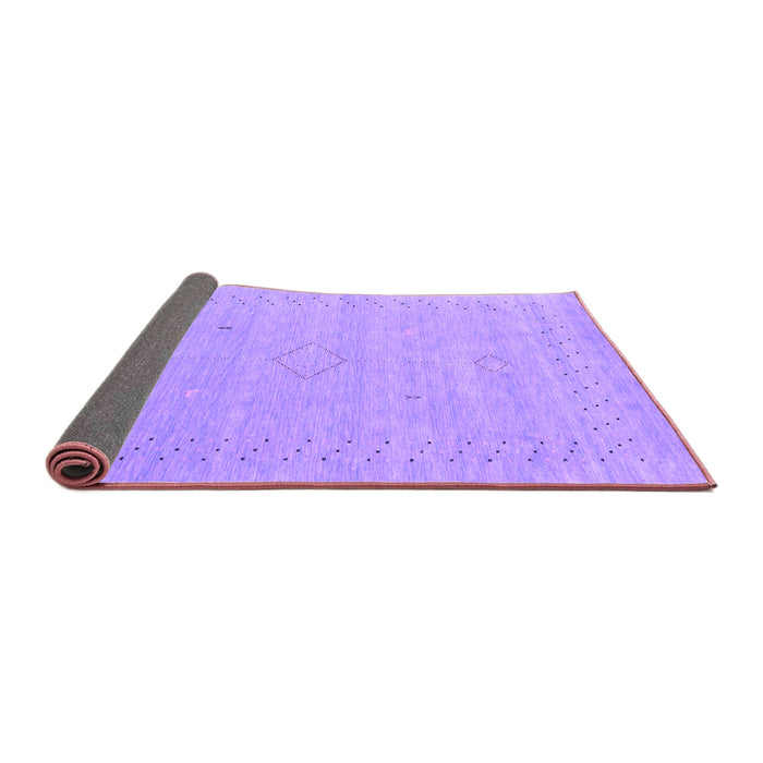Sideview of Abstract Purple Contemporary Rug, con2504pur