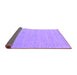 Sideview of Abstract Purple Contemporary Rug, con2504pur