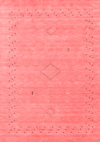 Abstract Red Contemporary Rug, con2504red