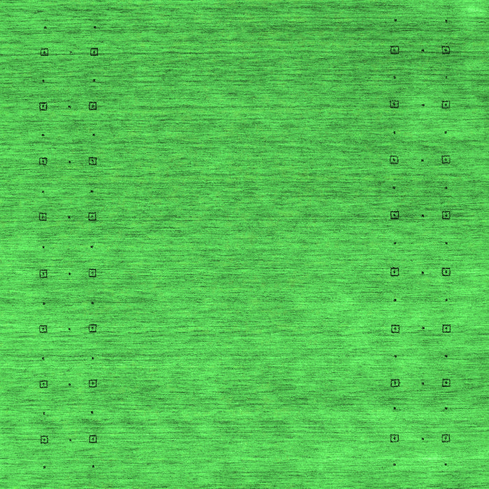 Serging Thickness of Machine Washable Abstract Green Contemporary Area Rugs, wshcon2505grn