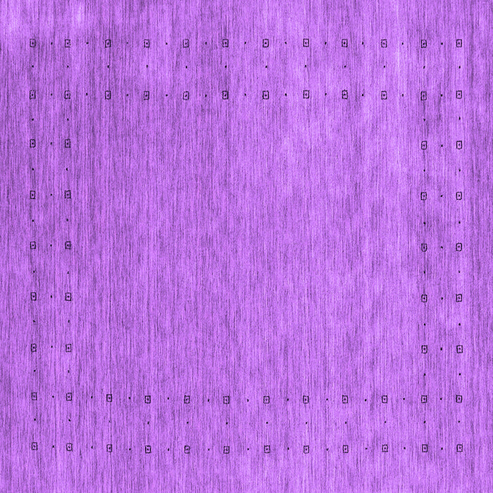 Square Abstract Purple Contemporary Rug, con2505pur