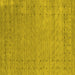 Square Abstract Yellow Contemporary Rug, con2505yw