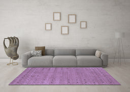 Machine Washable Abstract Blue Contemporary Rug in a Living Room, wshcon2506blu