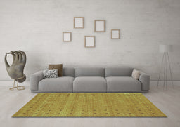 Machine Washable Abstract Light Blue Contemporary Rug in a Living Room, wshcon2506lblu