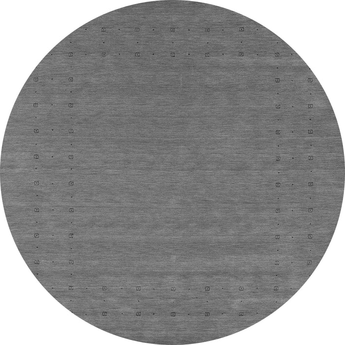 Square Abstract Gray Contemporary Rug, con2507gry