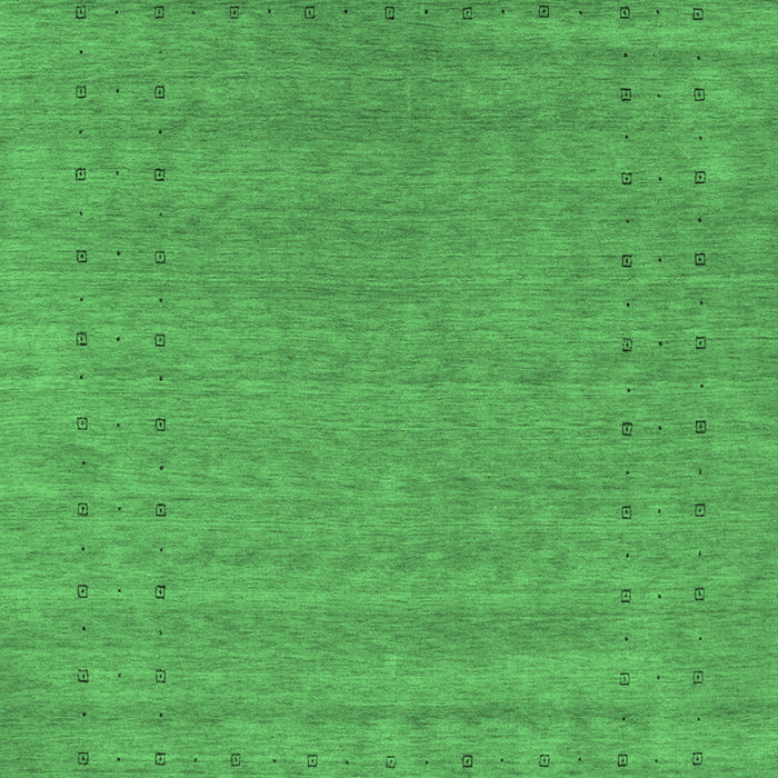 Machine Washable Abstract Emerald Green Contemporary Area Rugs, wshcon2507emgrn