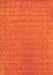 Abstract Orange Contemporary Rug, con2507org