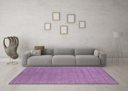 Machine Washable Abstract Blue Contemporary Rug in a Living Room, wshcon2507blu