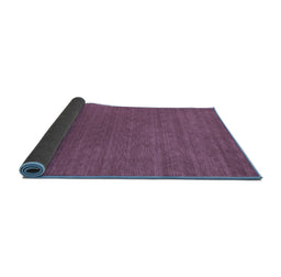 Sideview of Abstract Blue Contemporary Rug, con2508blu