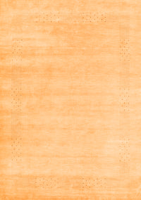 Solid Orange Modern Rug, con2509org