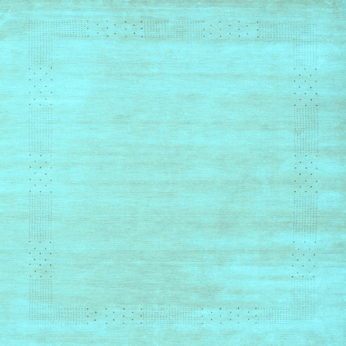 Square Solid Light Blue Modern Rug, con2509lblu