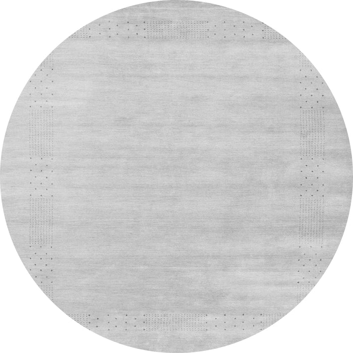 Square Solid Gray Modern Rug, con2509gry