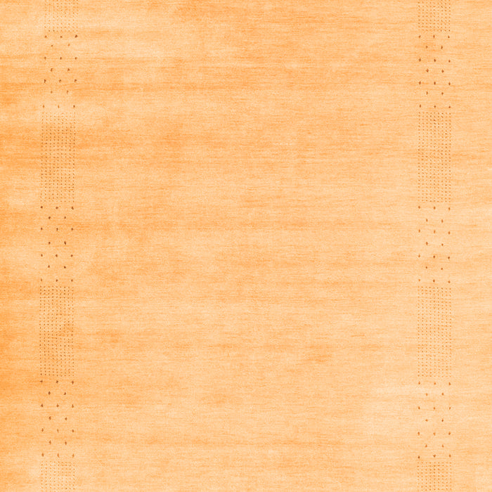 Serging Thickness of Machine Washable Solid Orange Modern Area Rugs, wshcon2509org