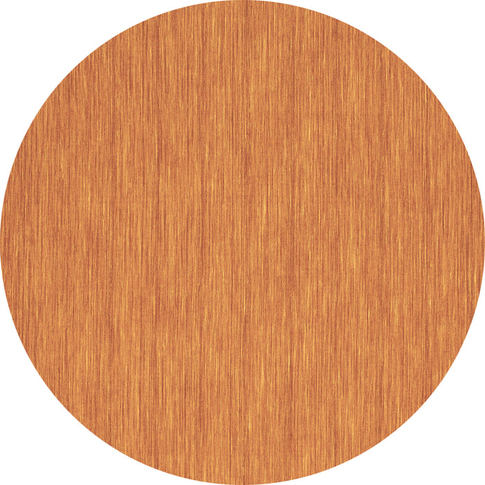 Round Abstract Brown Contemporary Rug, con250brn