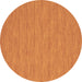 Round Abstract Brown Contemporary Rug, con250brn