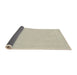 Thickness of Contemporary Sage Green Solid Rug, con251