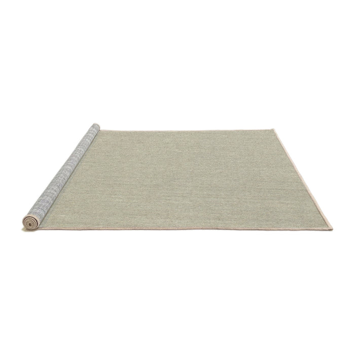 Serging Thickness of Machine Washable Contemporary Sage Green Rug, wshcon251