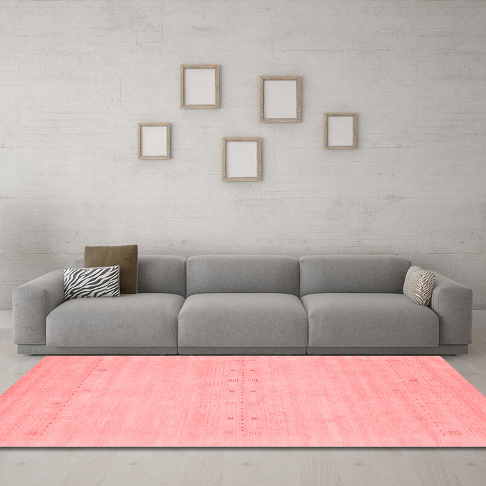 Modern Red Washable Rugs