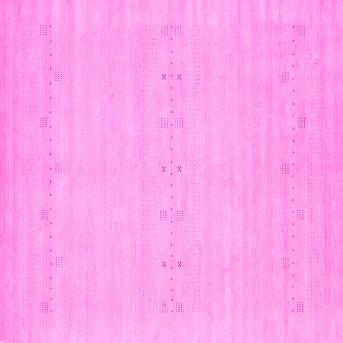 Square Solid Pink Modern Rug, con2510pnk