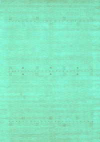 Solid Turquoise Modern Rug, con2510turq