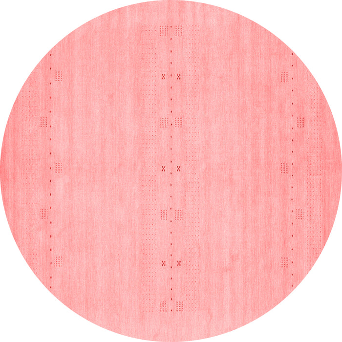 Solid Red Modern Rug, con2510red