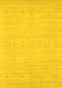 Solid Yellow Modern Rug, con2510yw