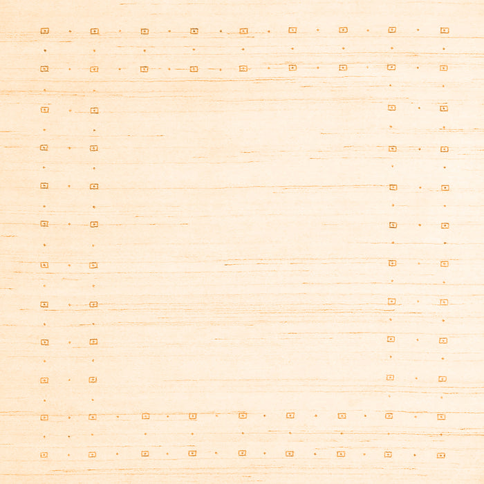 Serging Thickness of Solid Orange Modern Rug, con2511org