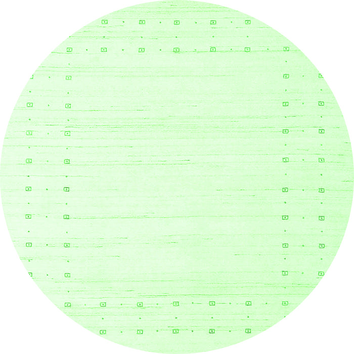 Machine Washable Solid Green Modern Area Rugs, wshcon2511grn