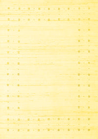 Solid Yellow Modern Rug, con2511yw