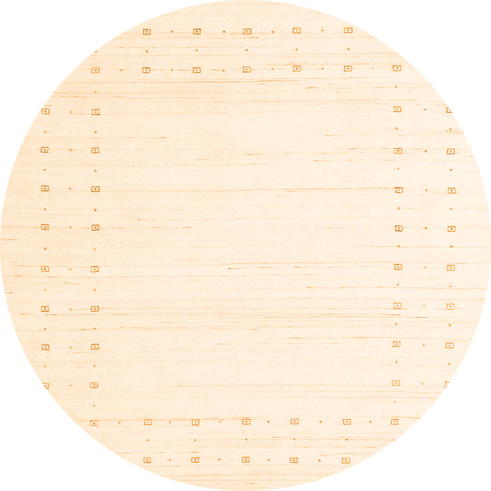 Square Solid Orange Modern Rug, con2511org