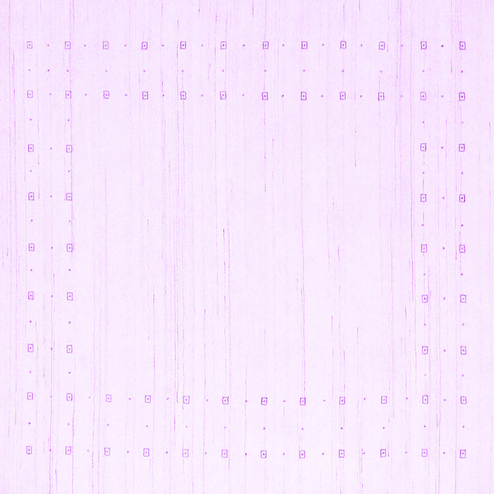 Square Solid Purple Modern Rug, con2511pur