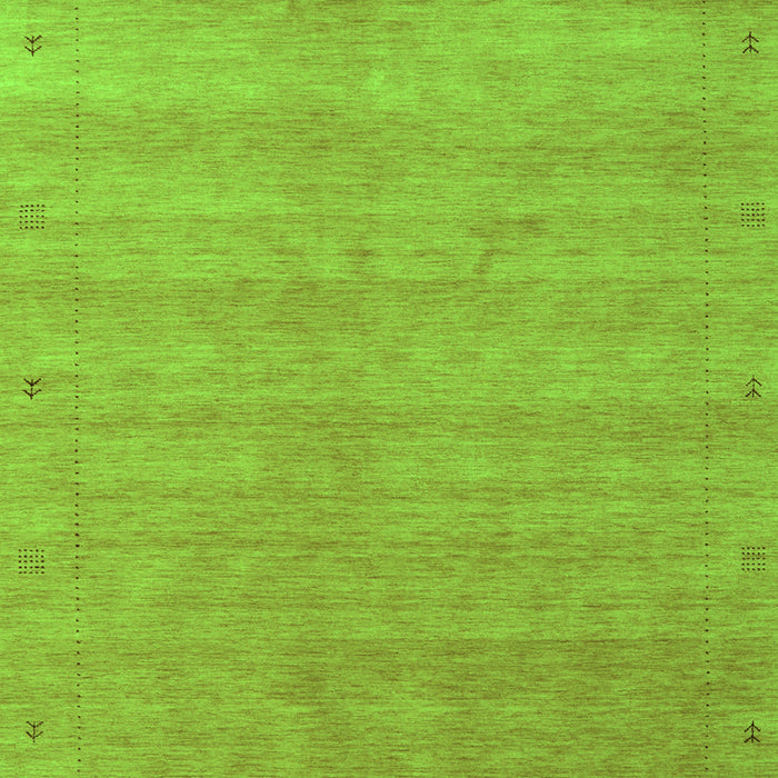 Abstract Green Contemporary Rug, con2513grn