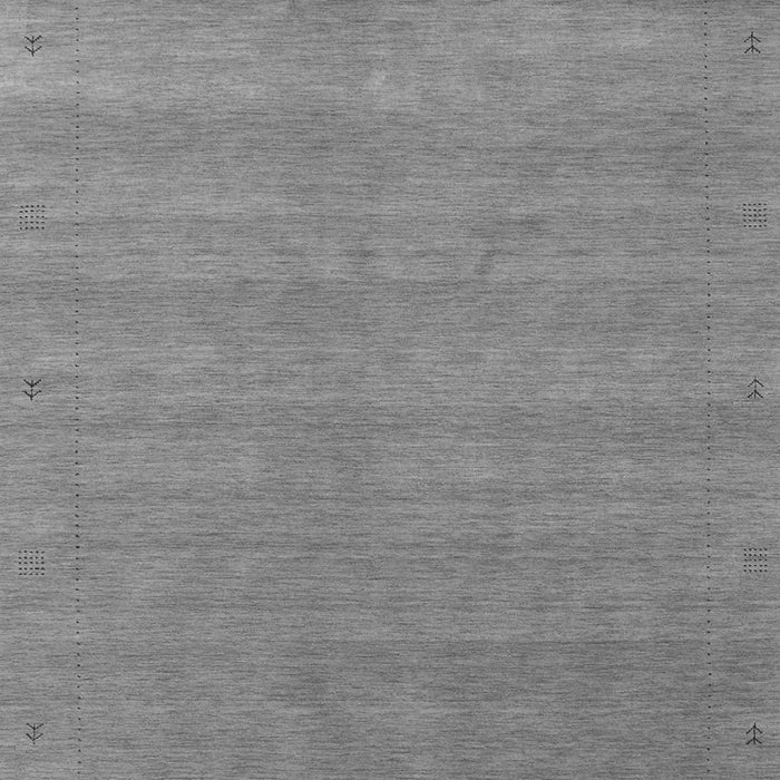 Serging Thickness of Machine Washable Abstract Gray Contemporary Rug, wshcon2513gry