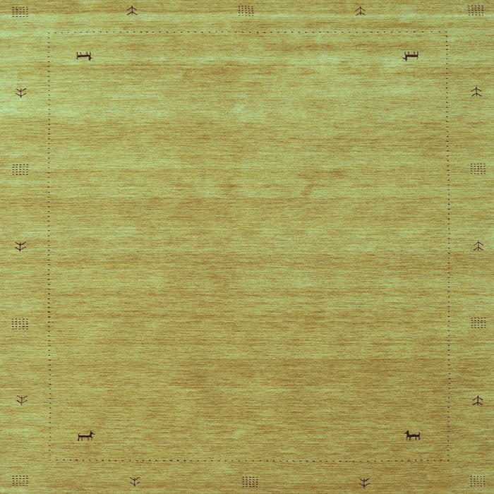 Square Abstract Light Blue Contemporary Rug, con2513lblu